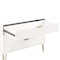 Manhattan Comfort 2-Piece DUMBO Standard 3-Drawer Dresser and DUMBO 1.0 Nightstand in White 2-DB01-WH - alternate 2